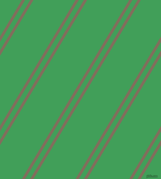59 degree angles dual striped line, 9 pixel line width, 14 and 116 pixels line spacing, Donkey Brown and Chateau Green dual two line striped seamless tileable