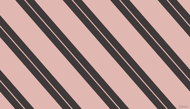 131 degree angles dual striped lines, 26 pixel lines width, 4 and 83 pixels line spacing, Eclipse and Cavern Pink dual two line striped seamless tileable