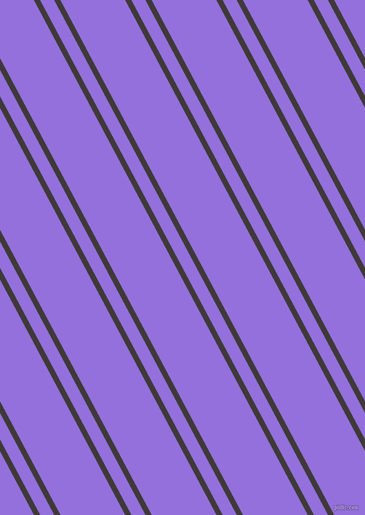 118 degree angle dual stripe lines, 8 pixel lines width, 18 and 83 pixel line spacing, Eclipse and Medium Purple dual two line striped seamless tileable