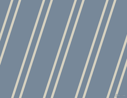 72 degree angles dual stripe line, 8 pixel line width, 18 and 72 pixels line spacing, Ecru White and Light Slate Grey dual two line striped seamless tileable