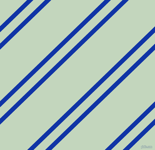 44 degree angles dual striped line, 14 pixel line width, 26 and 119 pixels line spacing, Egyptian Blue and Surf Crest dual two line striped seamless tileable