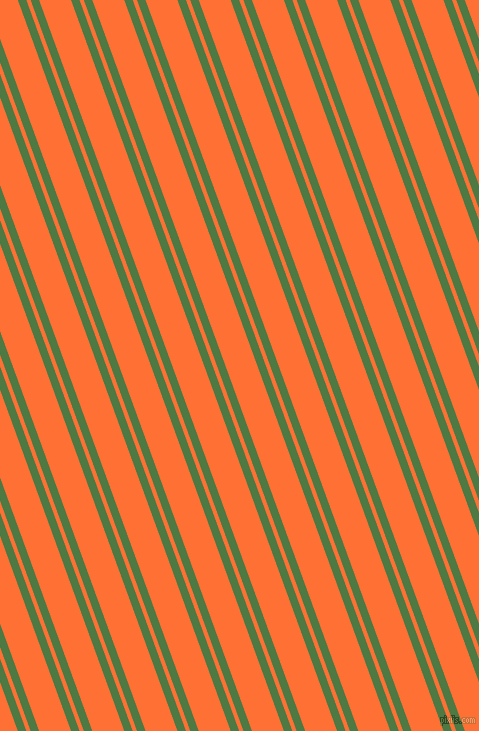 110 degree angles dual stripe lines, 8 pixel lines width, 4 and 30 pixels line spacing, Fern Green and Burnt Orange dual two line striped seamless tileable