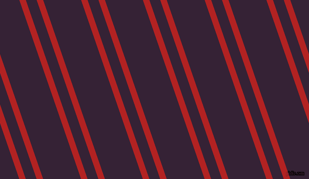 109 degree angles dual stripes line, 12 pixel line width, 20 and 70 pixels line spacing, Fire Brick and Mardi Gras dual two line striped seamless tileable
