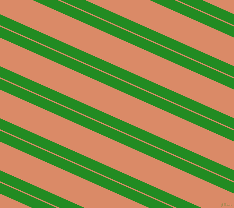 156 degree angles dual striped line, 33 pixel line width, 4 and 86 pixels line spacing, Forest Green and Copper dual two line striped seamless tileable