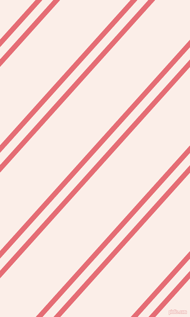 48 degree angle dual stripes lines, 10 pixel lines width, 16 and 103 pixel line spacing, Froly and Rose White dual two line striped seamless tileable