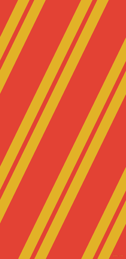 64 degree angles dual stripes lines, 34 pixel lines width, 14 and 105 pixels line spacing, Gold Tips and Cinnabar dual two line striped seamless tileable