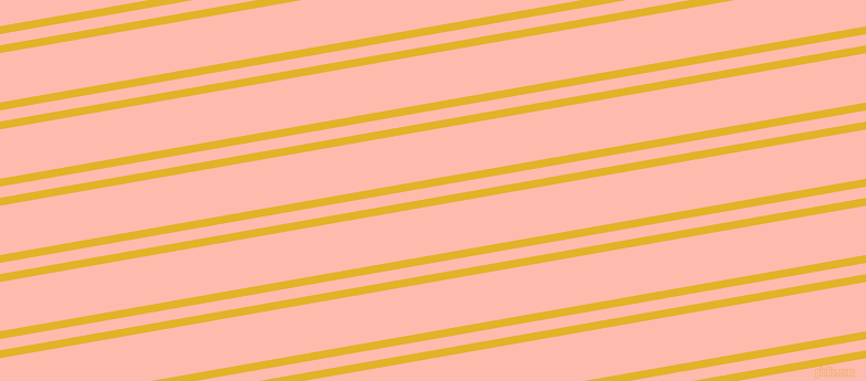 10 degree angles dual stripes lines, 7 pixel lines width, 10 and 44 pixels line spacing, Gold Tips and Melon dual two line striped seamless tileable