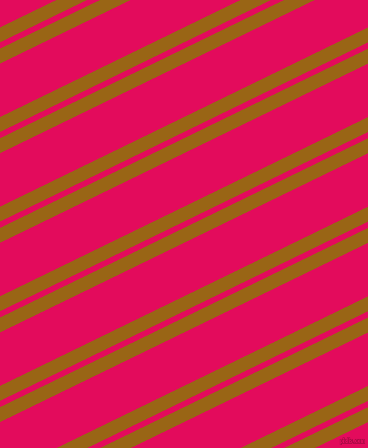 26 degree angle dual stripes lines, 19 pixel lines width, 8 and 68 pixel line spacing, Golden Brown and Razzmatazz dual two line striped seamless tileable