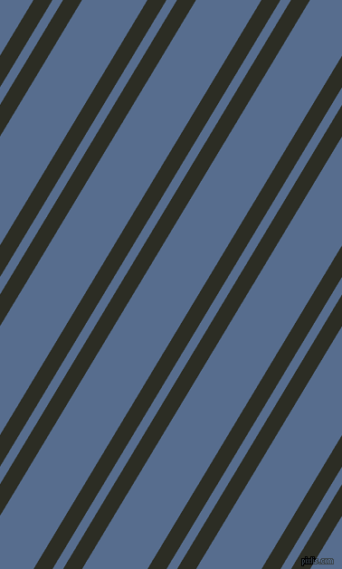 59 degree angles dual striped line, 18 pixel line width, 10 and 62 pixels line spacing, Green Waterloo and Kashmir Blue dual two line striped seamless tileable