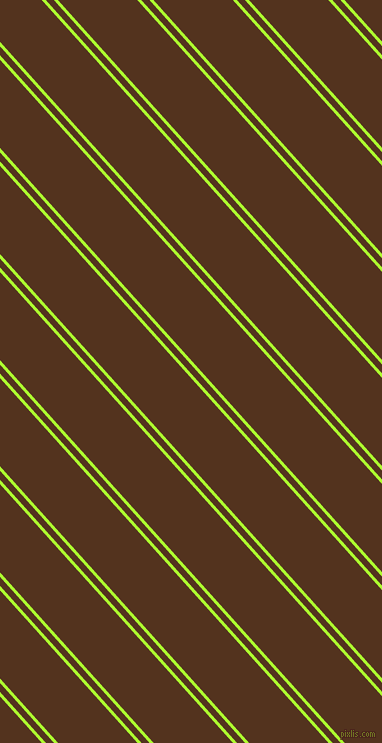 132 degree angle dual stripe lines, 3 pixel lines width, 6 and 59 pixel line spacing, Green Yellow and Brown Bramble dual two line striped seamless tileable