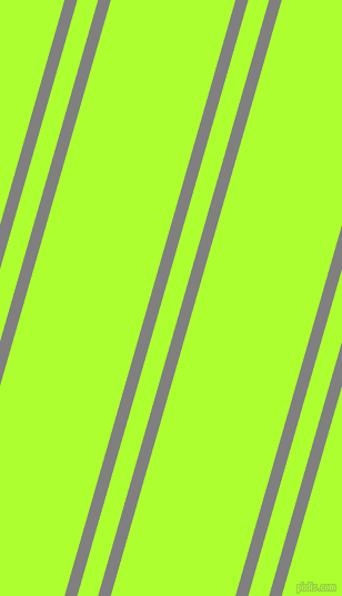 74 degree angles dual stripes line, 11 pixel line width, 18 and 108 pixels line spacing, Grey and Green Yellow dual two line striped seamless tileable