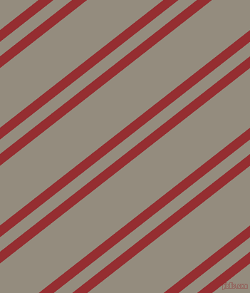 38 degree angle dual striped lines, 13 pixel lines width, 16 and 66 pixel line spacing, Guardsman Red and Heathered Grey dual two line striped seamless tileable