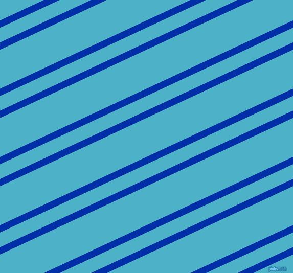 25 degree angle dual stripes line, 13 pixel line width, 26 and 69 pixel line spacingInternational Klein Blue and Viking dual two line striped seamless tileable
