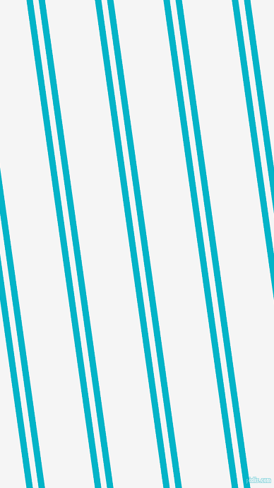 98 degree angle dual stripes line, 9 pixel line width, 8 and 70 pixel line spacing, Iris Blue and White Smoke dual two line striped seamless tileable