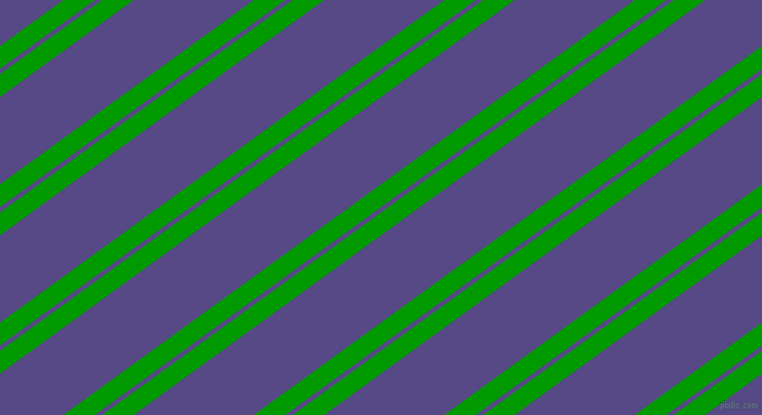 36 degree angle dual stripes line, 17 pixel line width, 4 and 65 pixel line spacing, Islamic Green and Victoria dual two line striped seamless tileable