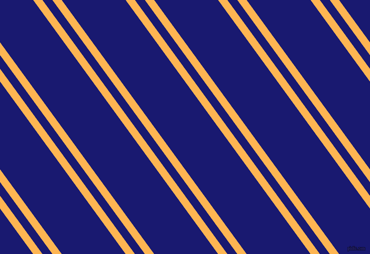 126 degree angles dual striped lines, 15 pixel lines width, 16 and 103 pixels line spacing, Koromiko and Midnight Blue dual two line striped seamless tileable