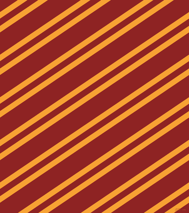 34 degree angles dual stripe lines, 18 pixel lines width, 20 and 61 pixels line spacing, Lightning Yellow and Mandarian Orange dual two line striped seamless tileable
