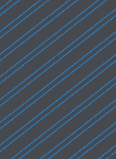 38 degree angles dual stripes lines, 5 pixel lines width, 12 and 39 pixels line spacing, Lochmara and Tuna dual two line striped seamless tileable