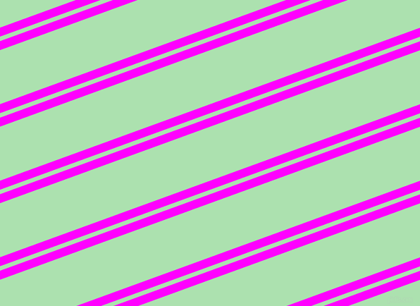 20 degree angle dual striped line, 12 pixel line width, 6 and 72 pixel line spacing, Magenta and Celadon dual two line striped seamless tileable