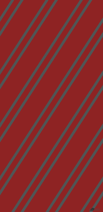 57 degree angles dual striped lines, 9 pixel lines width, 18 and 63 pixels line spacing, Mako and Mandarian Orange dual two line striped seamless tileable