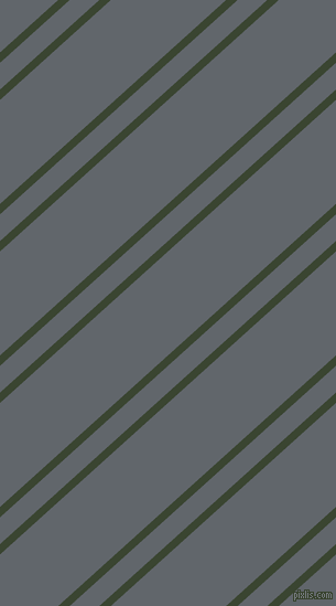 42 degree angles dual stripes line, 7 pixel line width, 18 and 70 pixels line spacing, Mallard and Shuttle Grey dual two line striped seamless tileable