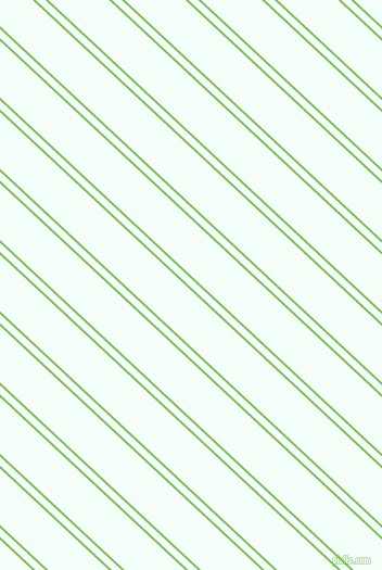 137 degree angle dual stripe line, 2 pixel line width, 6 and 38 pixel line spacing, Mantis and Mint Cream dual two line striped seamless tileable