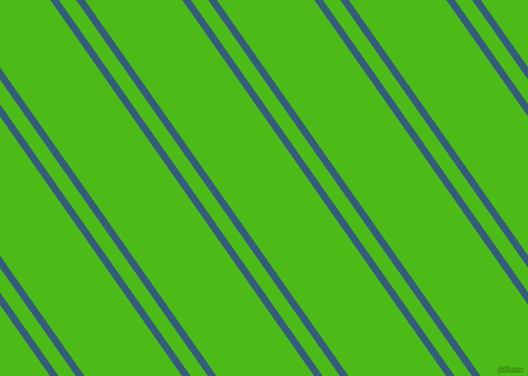 125 degree angle dual stripes line, 10 pixel line width, 20 and 113 pixel line spacing, Matisse and Kelly Green dual two line striped seamless tileable
