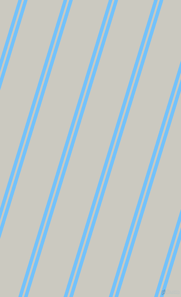 73 degree angle dual stripe lines, 7 pixel lines width, 4 and 70 pixel line spacing, Maya Blue and Quill Grey dual two line striped seamless tileable
