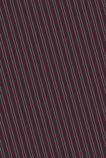 105 degree angle dual stripe line, 1 pixel line width, 6 and 15 pixel line spacing, Medium Aquamarine and Castro dual two line striped seamless tileable