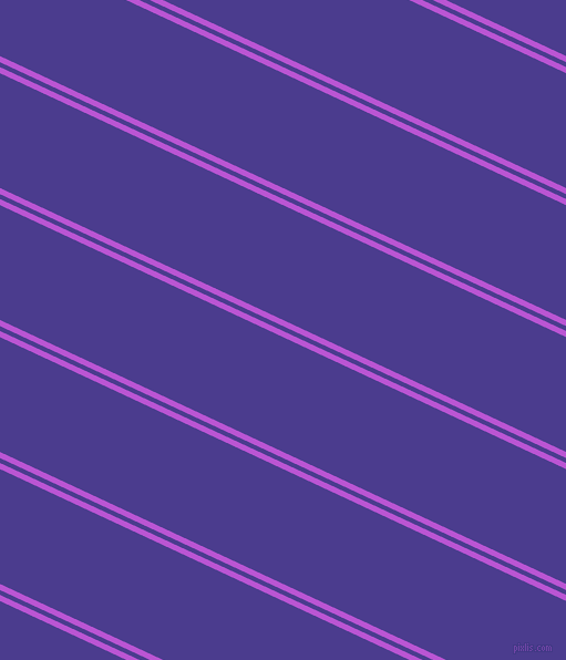 155 degree angles dual striped lines, 5 pixel lines width, 4 and 94 pixels line spacing, Medium Orchid and Blue Gem dual two line striped seamless tileable