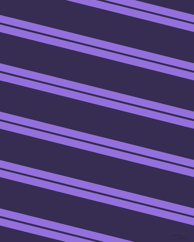 166 degree angles dual striped lines, 15 pixel lines width, 4 and 62 pixels line spacing, Medium Purple and Cherry Pie dual two line striped seamless tileable