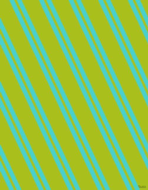 115 degree angle dual stripes line, 15 pixel line width, 8 and 53 pixel line spacing, Medium Turquoise and Bahia dual two line striped seamless tileable