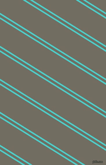 148 degree angles dual stripe line, 5 pixel line width, 8 and 79 pixels line spacing, Medium Turquoise and Flint dual two line striped seamless tileable