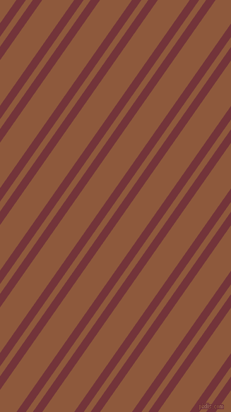 55 degree angle dual striped lines, 11 pixel lines width, 8 and 37 pixel line spacing, Merlot and Rope dual two line striped seamless tileable