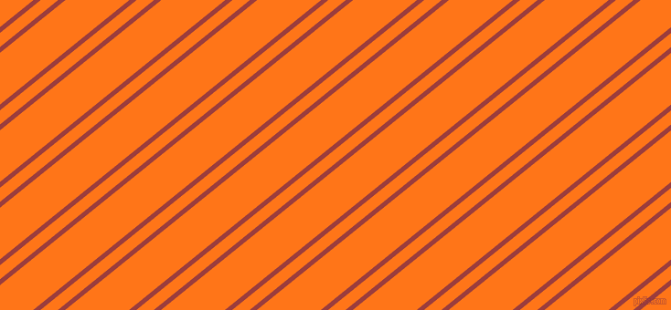 39 degree angle dual stripe line, 5 pixel line width, 12 and 44 pixel line spacing, Mexican Red and Pumpkin dual two line striped seamless tileable