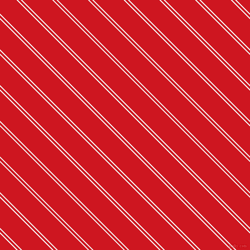 135 degree angles dual striped line, 2 pixel line width, 4 and 42 pixels line spacing, Mint Cream and Fire Engine Red dual two line striped seamless tileable