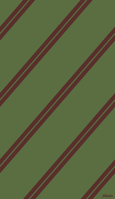 49 degree angles dual stripes line, 14 pixel line width, 4 and 120 pixels line spacing, Moccaccino and Chalet Green dual two line striped seamless tileable