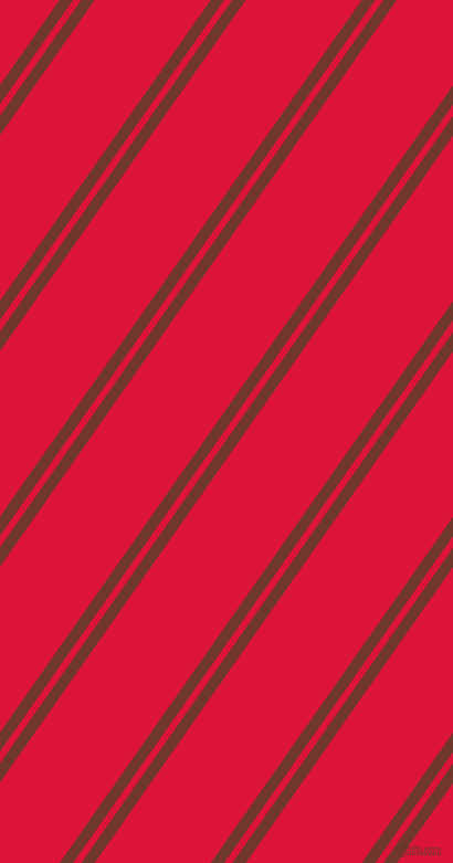55 degree angles dual stripes lines, 10 pixel lines width, 6 and 86 pixels line spacing, Mocha and Crimson dual two line striped seamless tileable
