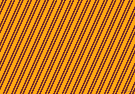 66 degree angle dual stripe line, 5 pixel line width, 4 and 13 pixel line spacing, Monarch and Dark Tangerine dual two line striped seamless tileable