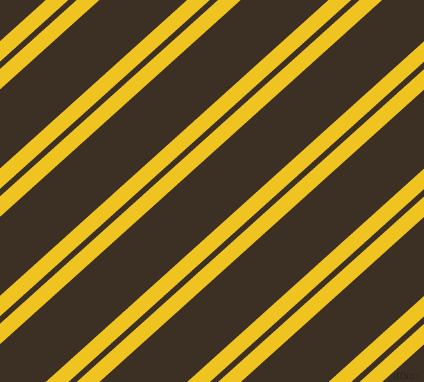 42 degree angle dual striped line, 22 pixel line width, 8 and 85 pixel line spacing, Moon Yellow and Cola dual two line striped seamless tileable