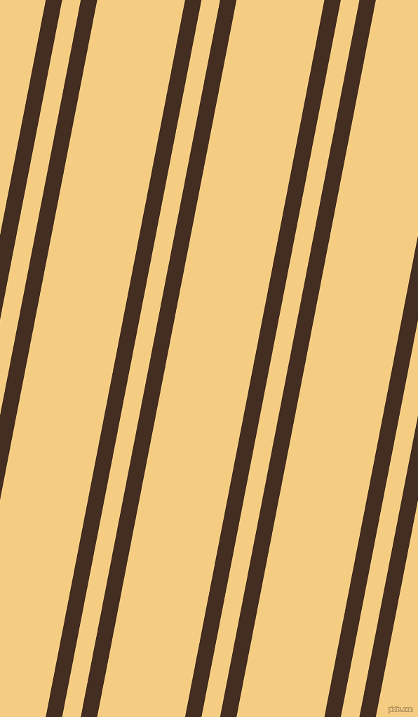 79 degree angle dual stripe line, 23 pixel line width, 26 and 123 pixel line spacing, Morocco Brown and Cherokee dual two line striped seamless tileable