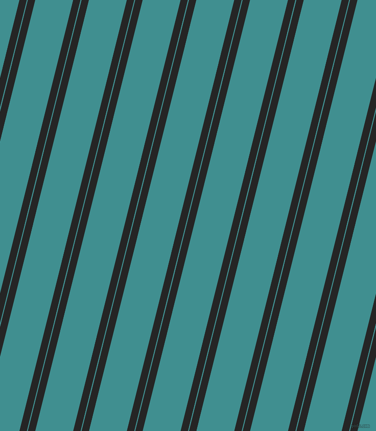 76 degree angle dual stripe lines, 14 pixel lines width, 2 and 72 pixel line spacing, Nero and Blue Chill dual two line striped seamless tileable