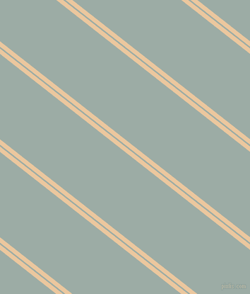 142 degree angle dual stripes line, 6 pixel line width, 2 and 95 pixel line spacing, New Tan and Tower Grey dual two line striped seamless tileable