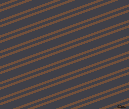 20 degree angles dual stripe line, 9 pixel line width, 10 and 28 pixels line spacing, Old Copper and Payne