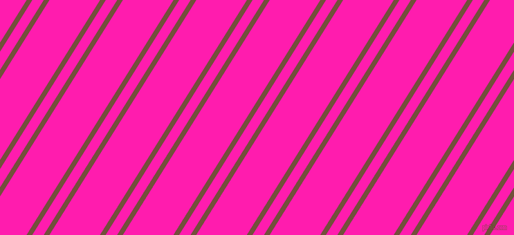 58 degree angle dual striped line, 7 pixel line width, 14 and 62 pixel line spacing, Old Copper and Spicy Pink dual two line striped seamless tileable