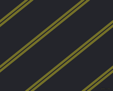 39 degree angle dual stripe lines, 9 pixel lines width, 4 and 117 pixel line spacing, Olivetone and Black Russian dual two line striped seamless tileable