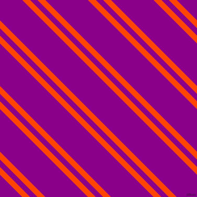 135 degree angle dual stripe lines, 21 pixel lines width, 20 and 115 pixel line spacing, Orange Red and Dark Magenta dual two line striped seamless tileable