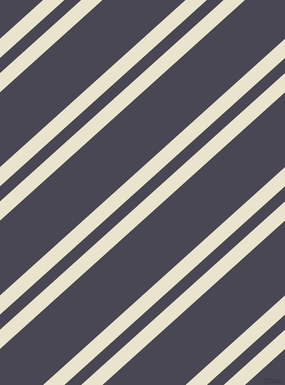 42 degree angle dual stripe lines, 28 pixel lines width, 22 and 109 pixel line spacing, Orange White and Gun Powder dual two line striped seamless tileable