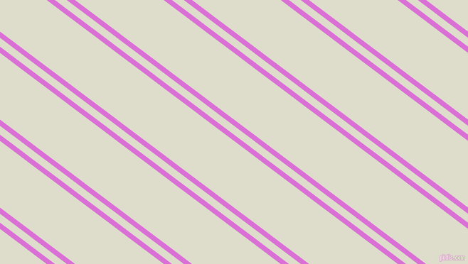 143 degree angle dual striped lines, 7 pixel lines width, 10 and 75 pixel line spacing, Orchid and Green White dual two line striped seamless tileable