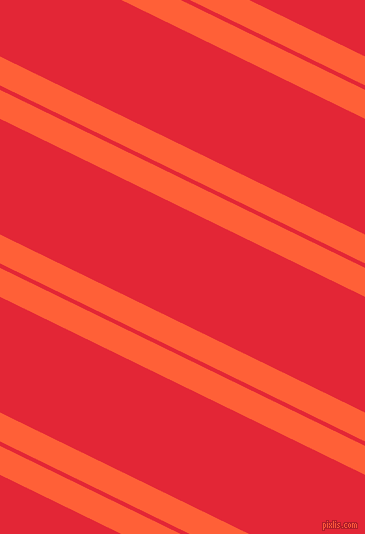 154 degree angle dual stripe lines, 26 pixel lines width, 4 and 104 pixel line spacing, Outrageous Orange and Alizarin dual two line striped seamless tileable